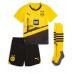 Borussia Dortmund Sebastien Haller #9 Heimtrikotsatz Kinder 2023-24 Kurzarm (+ Kurze Hosen)